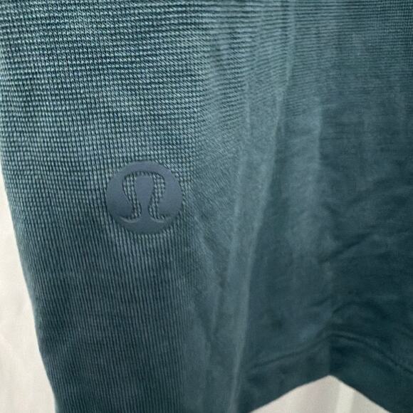 Lululemon Shirt Mens Large Evolution Polo Performance Stretch Blue - Picture 9 of 9